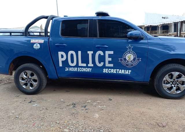 Police retrieve decomposed body tied with rope at New-Konkrompe