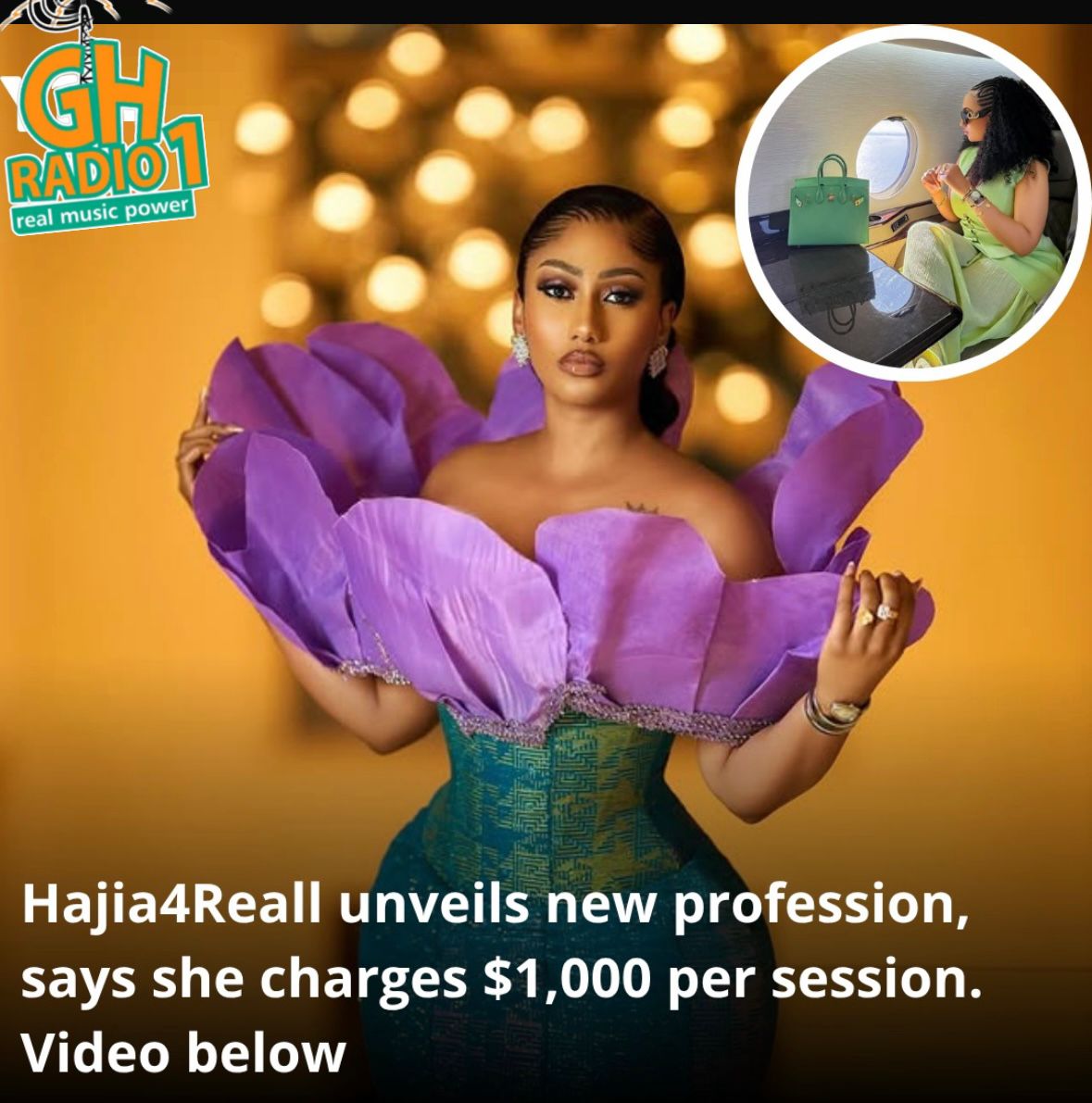Hajia4Reall Says She Now Works as Makeup Artist: 'I Charge $1000'