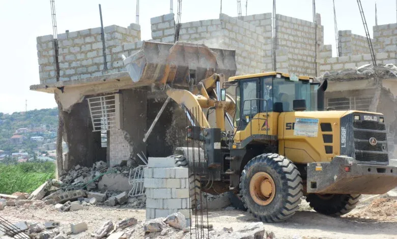 REGSEC and Tema West Assembly launch three-day demolition of illegal structures at Sakumo Ramsar Site