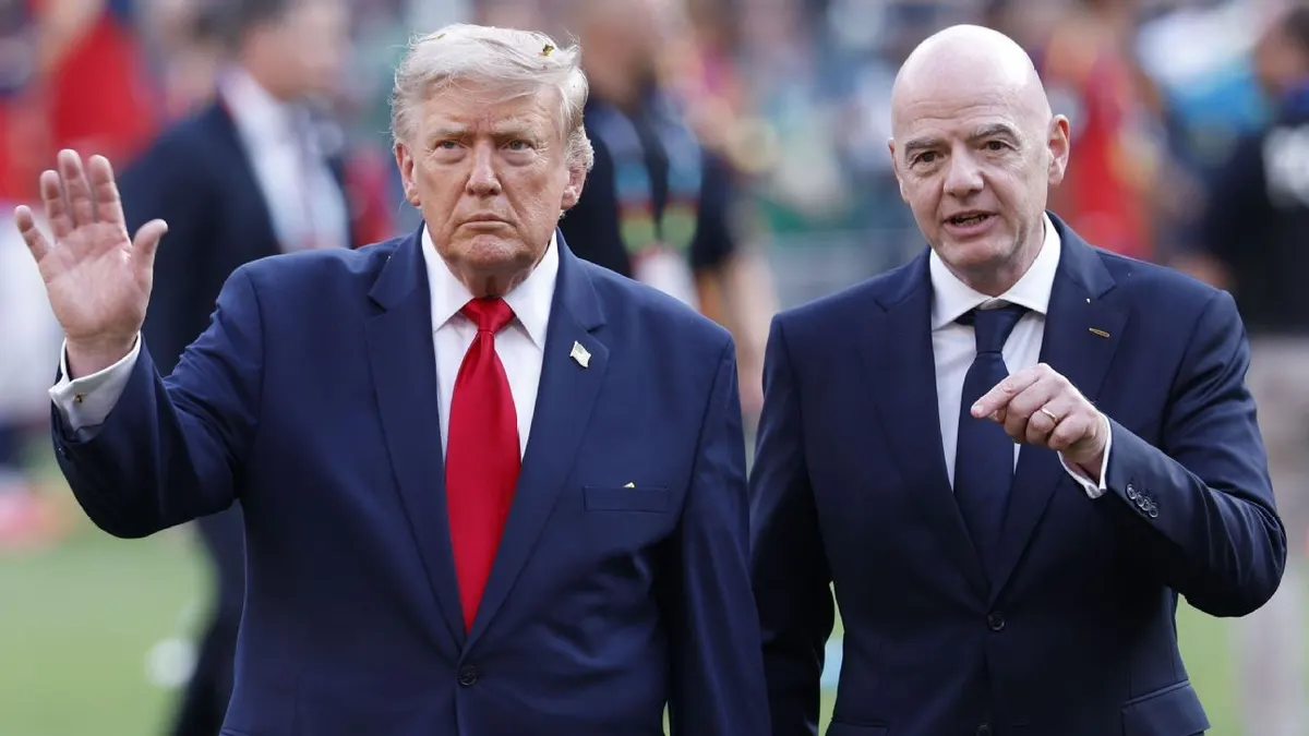 Ousting FIFA boss would be 'terrible mistake' - Donald Trump backs Gianni Infantino