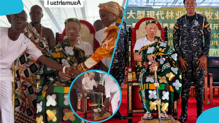 Zheng Xiangming: Ghanaians Enstool Chinese Man as Hiowe Golaka Noryam Matse Nene Asumahtsu I