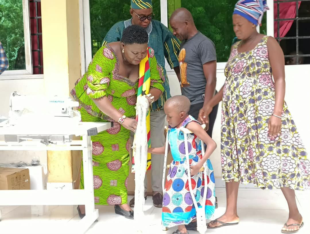 5% PWD Common Fund Disbursed in Nadowli-Kaleo District, Beneficiaries Receive Support Across Four Key Areas