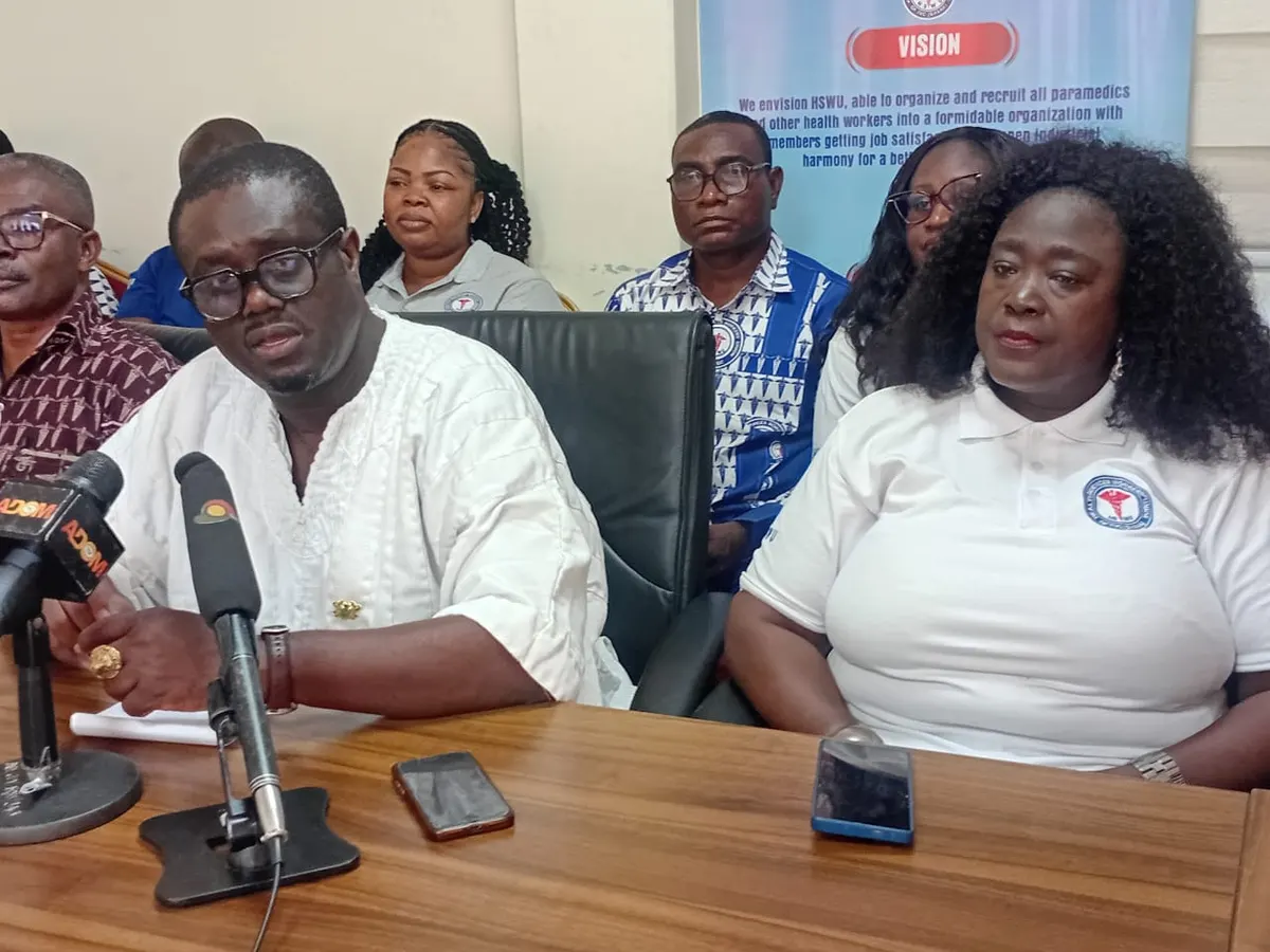 About 15,000 health workers earn as little as GH¢600 per month