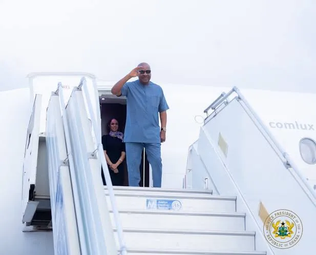President Mahama departs for 81st UN General Assembly