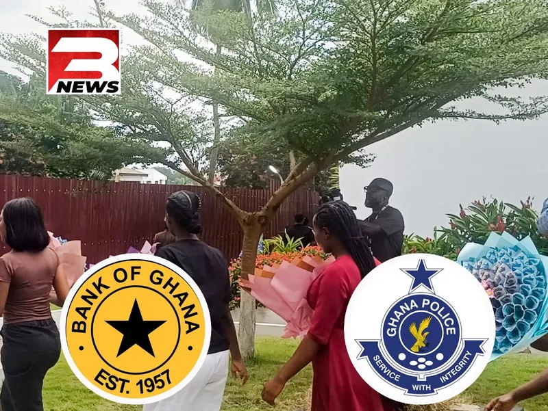 Seven arrested for using Cedi notes to make money bouquets